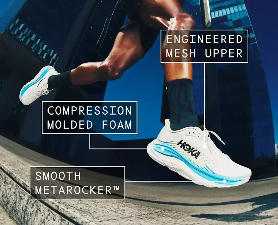 HOKA Clifton 11 Galactic Grey Stardust